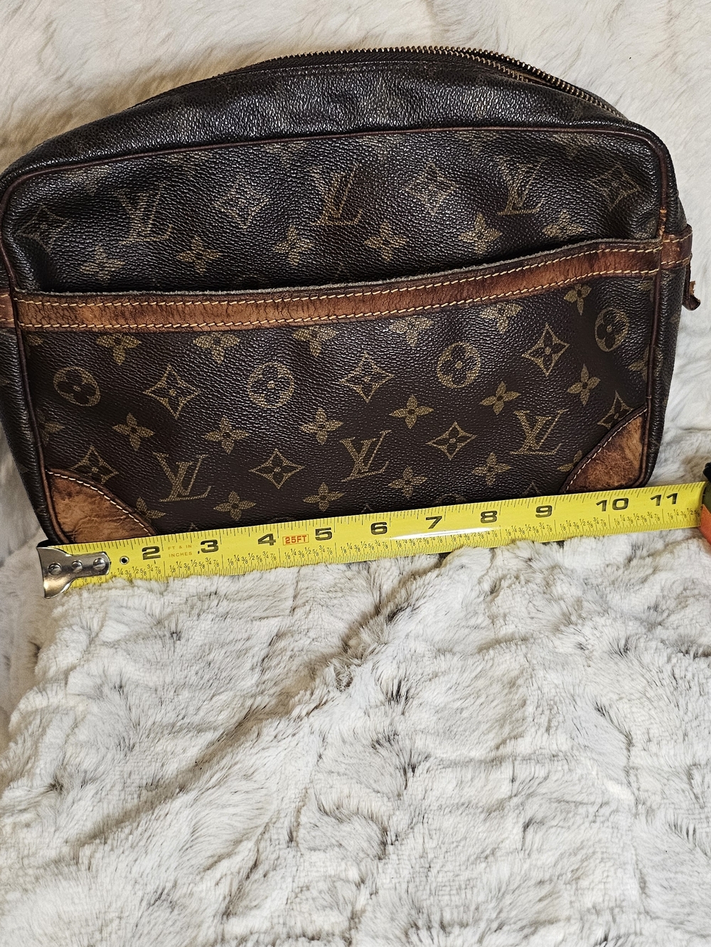 Louis Vuitton Brown Monogram Canvas Toiletry Pouch - Picture 12 of 14